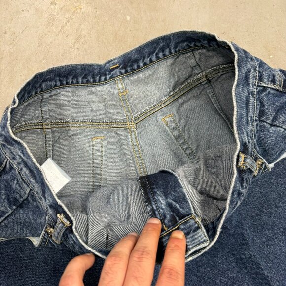 EDWIN Tokyo Jeans Made in Japan French Baggy Denim Blue Cotton 34x33 - Picture 4 of 9